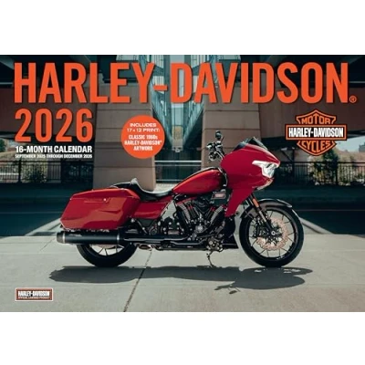 Image of Harley Davidson Deluxe Calendar 2026