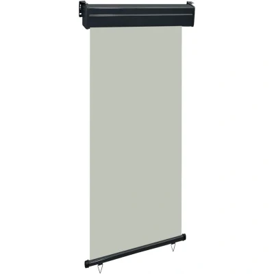 Image of vidaXL Balcony Side Awning 105x250 cm Grey
