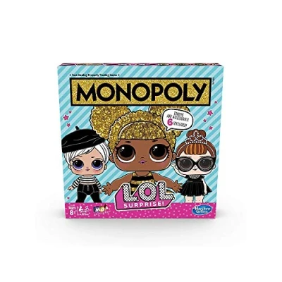 Image of Monopoly Game: L.O.L. Surprise Edition Board Game for Kids Ages 8 and up