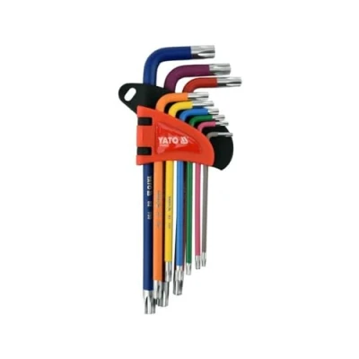 Image of Yato Professional torx tamperproof Security bits T10 T50 Key Set (YT 05633)