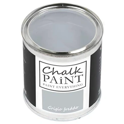 Image of Chalk Paint Everything® Grigio Freddo (Cold Grey) 250 ml Water Based for Shabby Chic Furniture, Décor, and Upcycling Projects Non Toxic, Easy to Apply