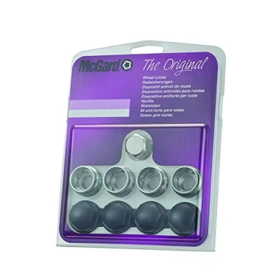 Image of 25167SU Wheel Lock Nuts SU + screw on caps M14 x 1,5, radius seat, Overall length 22,7 mm, Hex size 19mm