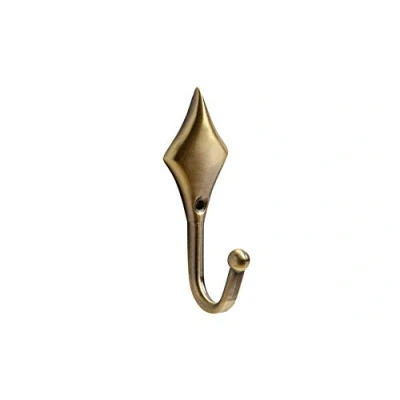 Image of Speedy Products Diamond Tie Back Hooks Pk2 antique brass