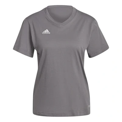 Image of adidas Women&#039;s Entrada 22 Tee, Team Grey Four, XS
