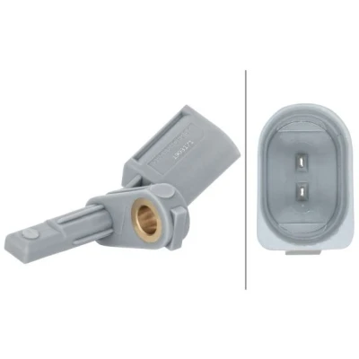 Image of 7L0927808A, 7L0927808B, WHT003856C ABS sensor HELLA 6PU 012 679 941 Active 2 pin connector AUDI: TT Roadster, Q7, VOLKSWAGEN: Golf 7, Tiguan I