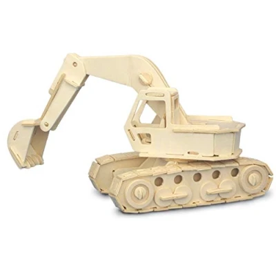 Image of Quay Excavator Woodcraft Construction Kit FSC