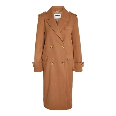 Image of Noisy may Women&#039;s Nmviolet LDS L/S Strap Coat Noos Long, Rubber, M