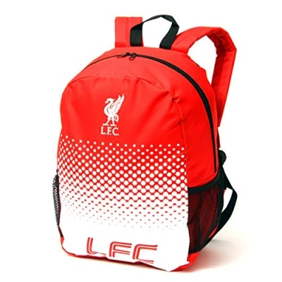 Image of Official Football Team Adjustable Zipper Pocket Backpack (Various Teams to Choose from). , Liverpool FC