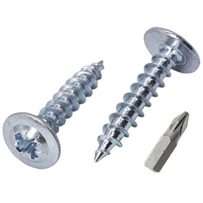 Image of (Pack of 100 pcs) Zinc Plated Steel 4.0 x 20 mm Wood Screws, Metal Modified Truss Head, Self Tapping (100, mm)