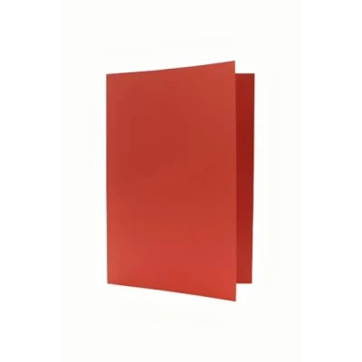 Image of Indigo Square Cut Folder Foolscap, 180 GSM (10, Red)