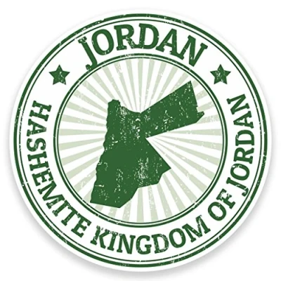 Image of 2 x 15cm/150mm Jordan Vinyl SELF ADHESIVE STICKER Decal Laptop Travel Luggage Car Bike Sign Fun #9183