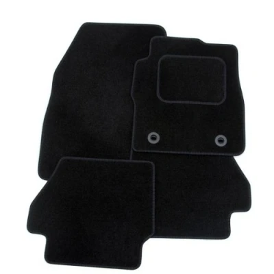 Image of RMSONE GENUINE FULLY TAILORED BLACK CARPET CAR MATS FIESTA 2011&gt; (BLACK TRIM)
