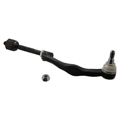 Image of 7E0419804, 7H0419804B, 7H0419804C, 7H0419804D, 7H0419804E Tie Rod FEBI BILSTEIN 31788 Front Axle Right with lock nuts BMTS Turbo NEW