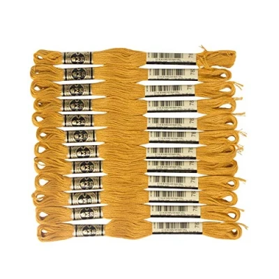 Image of DMC 117 MC Milled Embroidery Thread, 100% Cotton Suitable for All Techniques and Media, Ideal Cross Stitch 8 m skeins 6 Strands, Available in 500 Colours,DMC25B