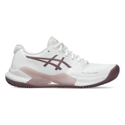 Image of Asics Women&#039;s Gel Challenger 14 Clay Sneaker, White Dusty Mauve, 5.5 UK
