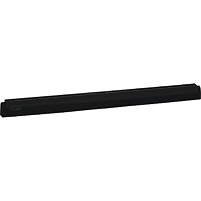 Image of Vikan 77749 Foam Rubber Double Squeegee Replacement Blade, 24&quot;, Black