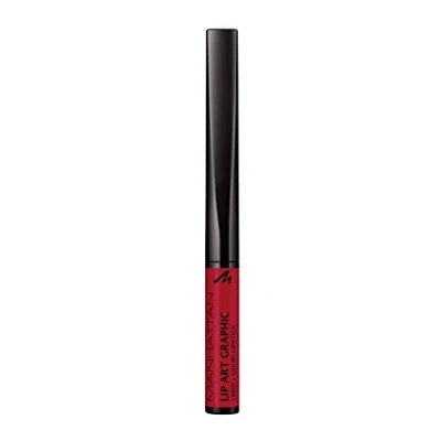 Image of Manhattan Lip Art Graphic 130 Cuff Me in Red Nourishing Lipstick for a Feminine Look Maximum Colour Intensity and Long Lasting