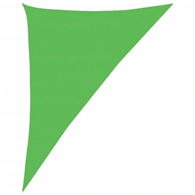 Image of vidaXL Sunshade Sail 160 g/m² Light Green 4x5x6.8 m HDPE