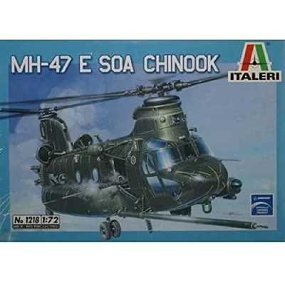 Image of Italeri ITA1218 1/72 MH 47 E SOA Chinook Model kit, Unpainted, 1