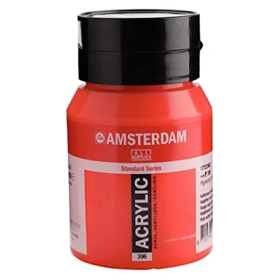 Image of Amsterdam Standard Series Acrylic Jar 500 ml Naphthol Red Medium 396 (17723962)
