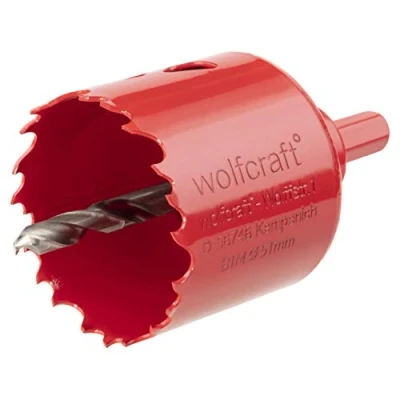 Image of wolfcraft Bi Metal Hole Saw I 5471000 for Drywall Materials, Wood, Plastics and Metals, Cutting Depth 40 mm