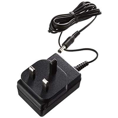 Image of Hornby P9000 Standard Wall Plug Mains Transformer Accessories for 00 Gauge Track &amp; Train Sets Compatible with Select Model Trains 1:76 Scale, Black