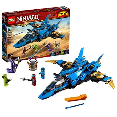 Image of LEGO NINJAGO Legacy Jay’s Storm Fighter 70668 Building Kit, New 2019 (490 Pieces)