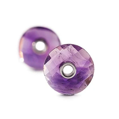 Image of Trollbeads Gemstone Earring Amethyst