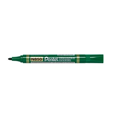 Image of Pentel N850 Permanent Marker, Pack of 12, Green