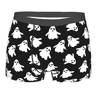 Image of 408 Horrible Ghost Men&#039;S Underwear Boxer Briefs Soft,Antibacterial Regular Shorts L