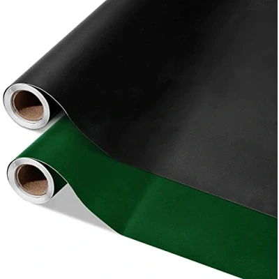 Image of casa pura Self Adhesive Chalkboard Film (60 x 300 cm, Black) Blackboard Wall, DIY Crafting Foil Roll, Chalk Board Sticker, Wall Sticket Wrapping Paper