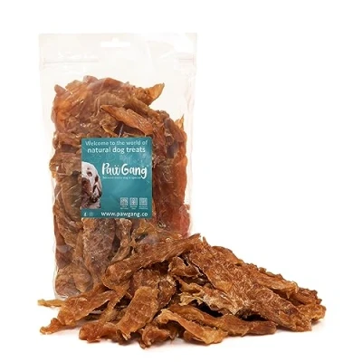 Image of PawGang Chicken Breast Fillet 500g 100% Natural EU Sourced Treats for Dogs: Puppies Young Adult Old Small Large Air Dried Chews Snacks Healthy Hypoallergenic Low Fat Grain Free BARF Raw