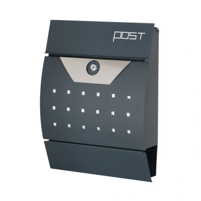 Image of Phoenix Estilo Front Loading Letter Box Graphite MB0122KA