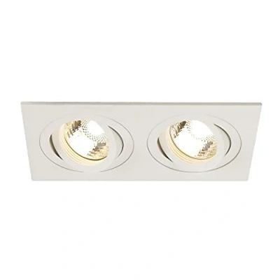 Image of SLV recessed New TRIA 2 / spot, floodlight, Spotlight, Ceiling, Built in LED, Internal Lighting GU10 50W White, Aluminium, 50 W