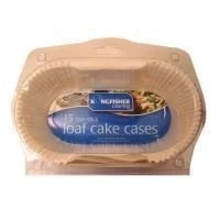Image of Kingfisher 15 Pack of Medium Loaf Cake Tin Cases