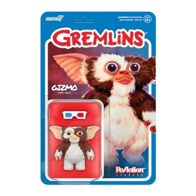 Image of SUPER7 Gremlins Reaction Figures Wave 01 Gizmo, 3.75 inch Scale, RE GREM 04652