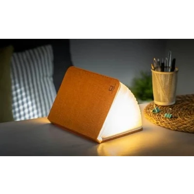 Image of Gingko Smart Fabric Booklight Linen Harmony Orange