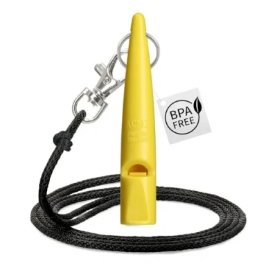 Image of ACME dog whistle no. 210.5 with strap Original from England Ideal for training Food Grade ABS Material Standardized frequency Loud and far reaching