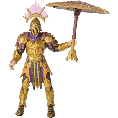 Image of Fortnite MENACE (UNDEFEATED FLAME) Hot Drop Series 4 inch Articulated Figure with Harvesting Tool, Back Bling, Head, Weapons and Glider