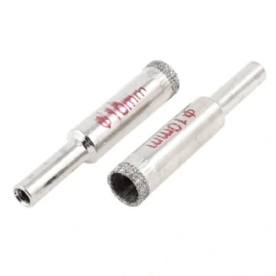 Image of Sourcingmap 2pcs 10mm Diamond Coated Drill Bit Marble Glass Hole Saw Cutter for Tile Ceramic Bottles Pots