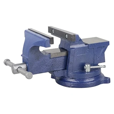 Image of DAYUAN 4 inches 360 Steel Bench Vice with Anvil Base, Heavy Duty Table Workshop Clamp Swivel Industrial