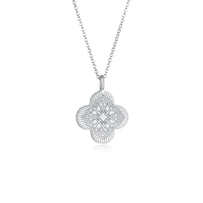 Image of Elli Women&#039;s Necklace Cross Pendant Ornament Vintage Antique in 925 Sterling Silver, 450, None