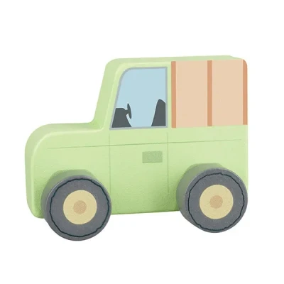 Image of Orange Tree Toys Farm 4x4 First Push Wooden Toy