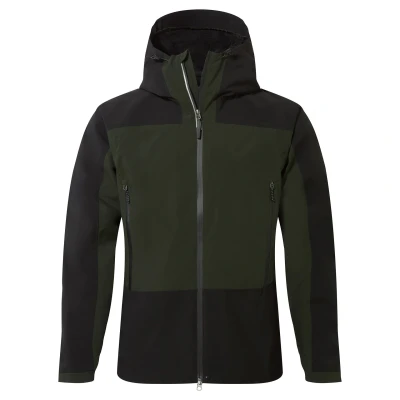Image of Craghoppers Mens Expert Active Jacket (Dark Cedar Green/Black) Size Small