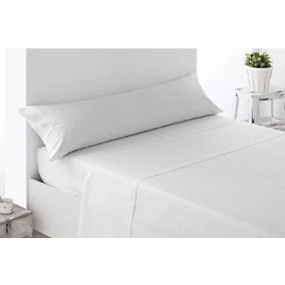 Image of Miracle Home Soft and Comfortable Fitted Sheet 180 cm 50% Polyester White
