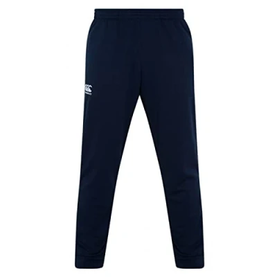 Image of Canterbury Men&#039;s Stretch Tapered Poly Knit Pants, Navy, XS