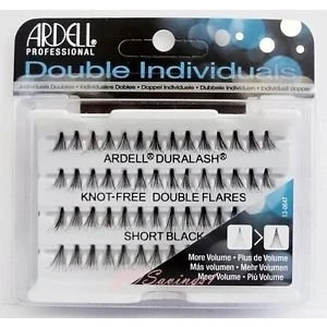Image of Ardell &quot;Double Individuals&quot; Duralash Knot Free Double Flares Short Black