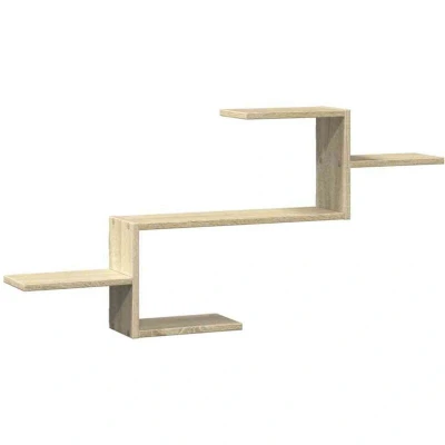 Image of vidaXL Wall Shelf Sonoma Oak 104x15x49 cm Engineered Wood