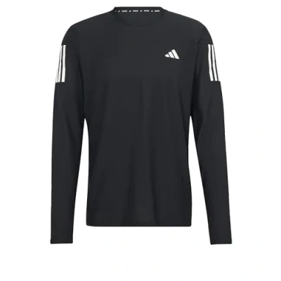 Image of adidas Men&#039;s Own The Run Long Sleeve Tee, Black/White, L
