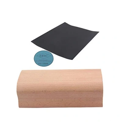Image of Alnicov 12# Radius Wood Fingerboard Fretboard Fret Leveling Sanding Polished Block for Guitar Bass Luthier Tool